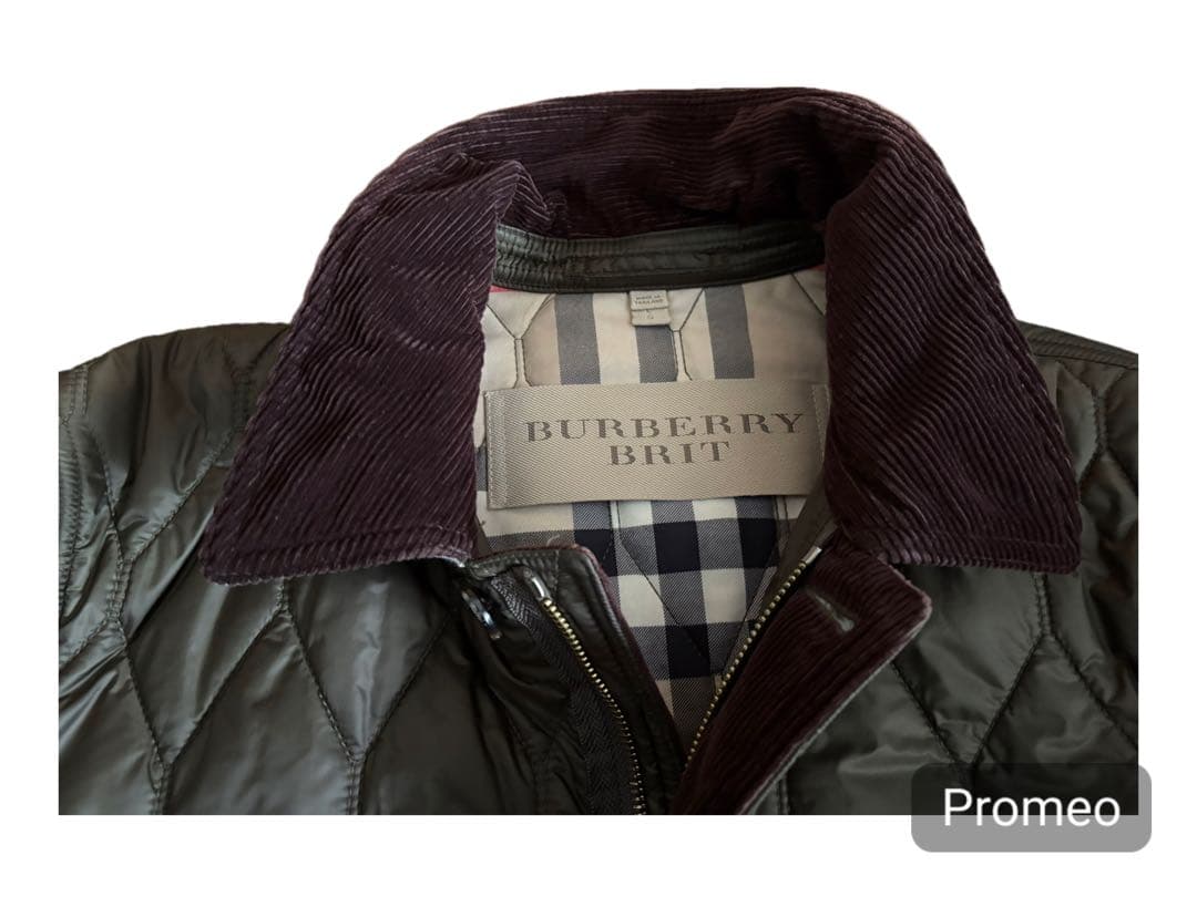 【ピンクの猫】BURBERRY BRIT キルティングJK★美品