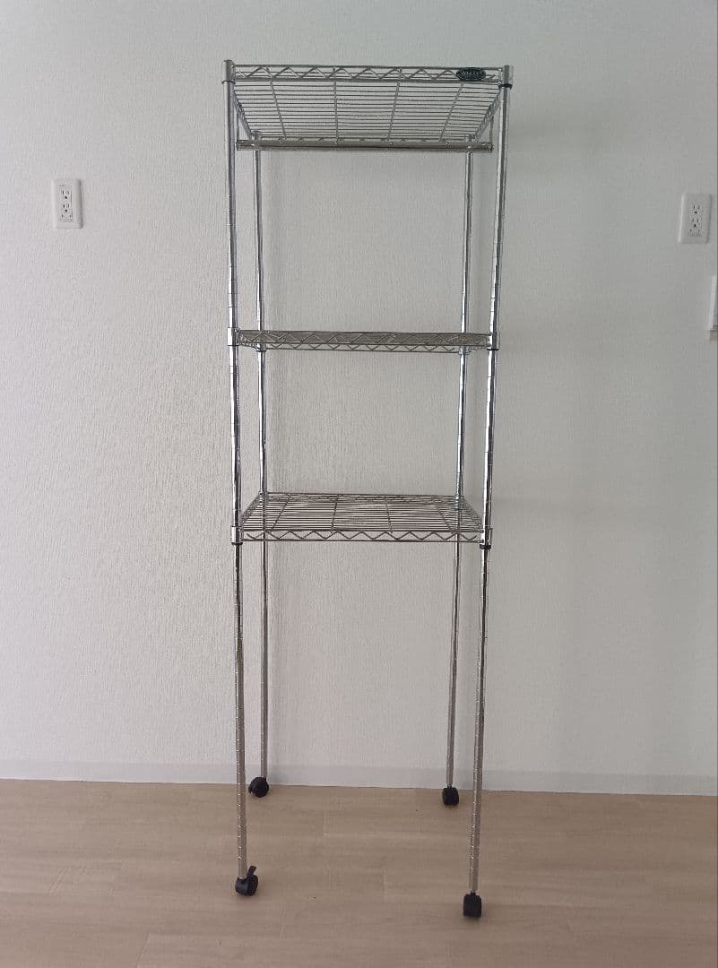 アイリスオーヤマ　ミニワードローブ　スチールラック 　３点【sky mt】