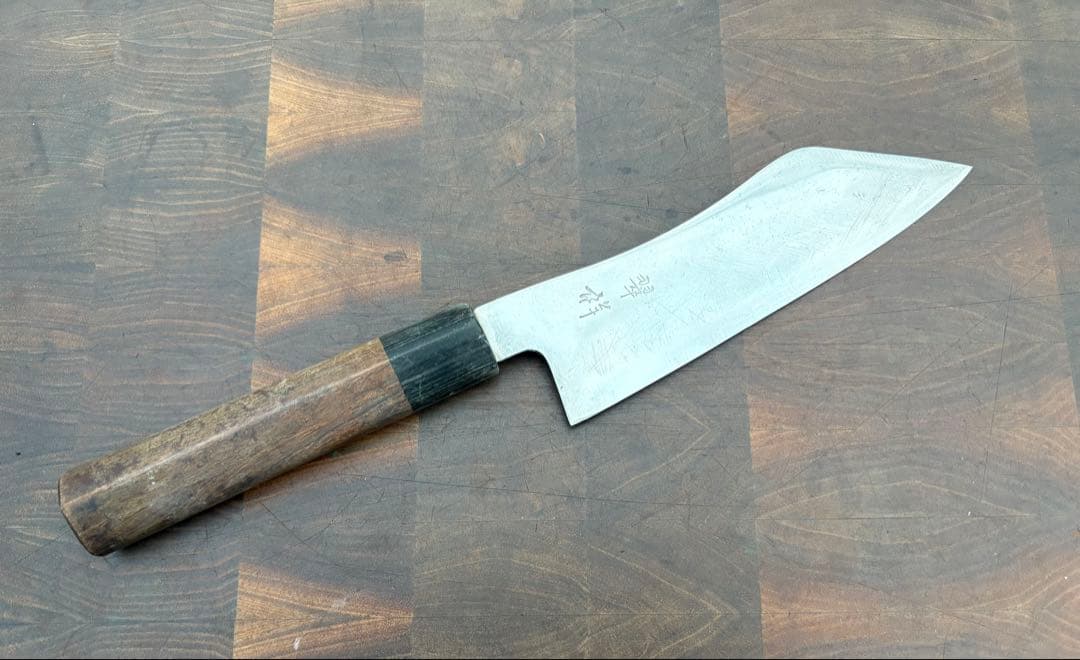 翠祥　筑前　博多包丁(切付) 165mm 洋包丁　特殊鋼　ステンレス　水牛紫檀柄