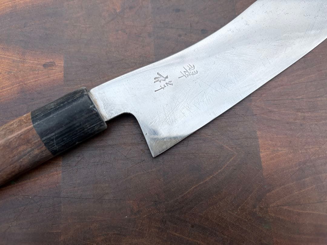 翠祥　筑前　博多包丁(切付) 165mm 洋包丁　特殊鋼　ステンレス　水牛紫檀柄