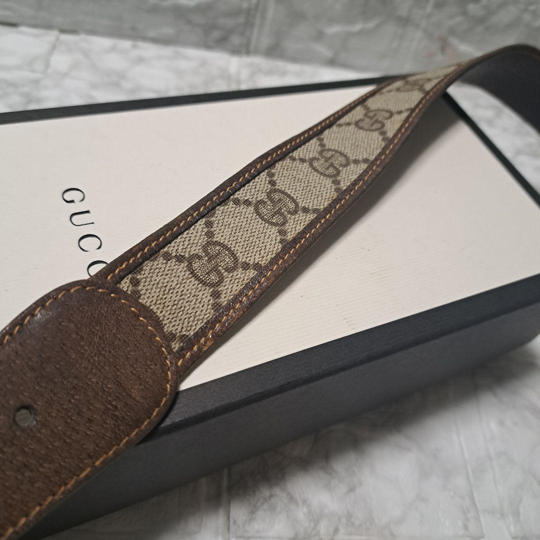 ✨️美品✨️GUCCI グッチ ベルト GGマーモントゴールドバックキャンバス