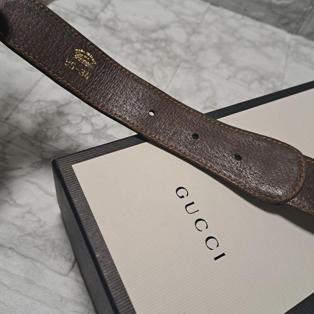 ✨️美品✨️GUCCI グッチ ベルト GGマーモントゴールドバックキャンバス