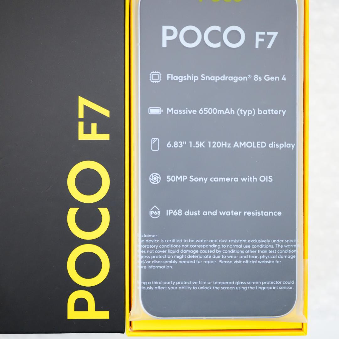 【ほぼ新品】Xiaomi poco F7 12GB/256GB 国内版