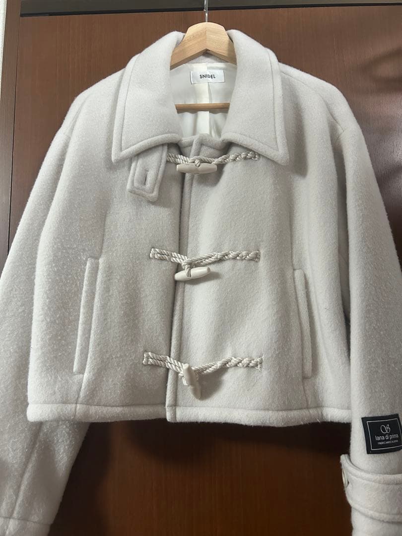 snidel ウールシャギーショート ダッフル コート
