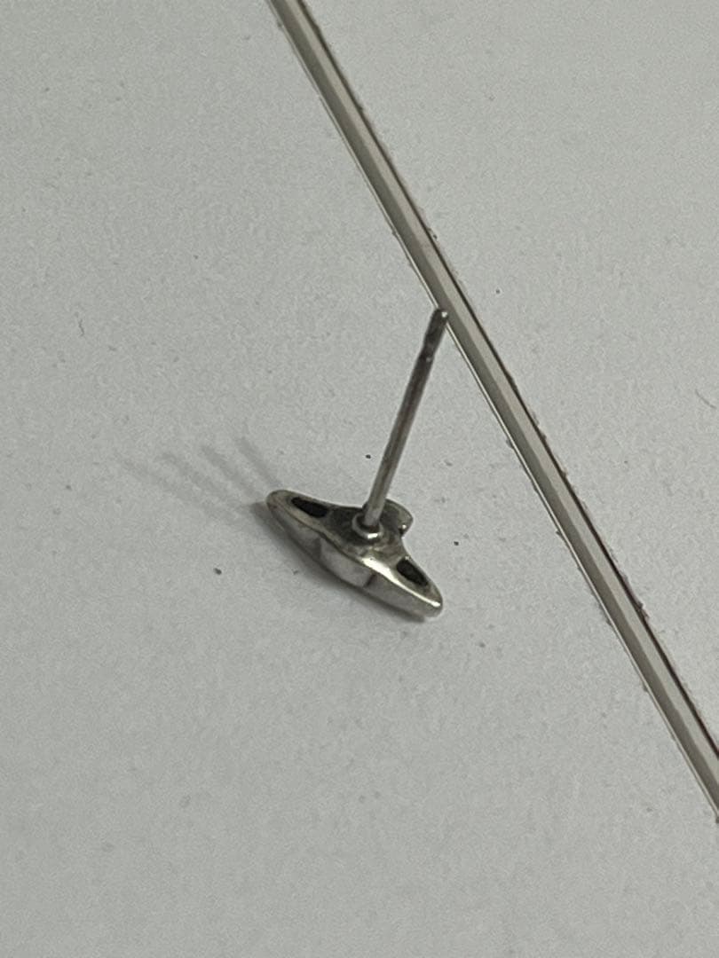 シルバー925 ソリッドオーブピアス　ナノオーブピアス