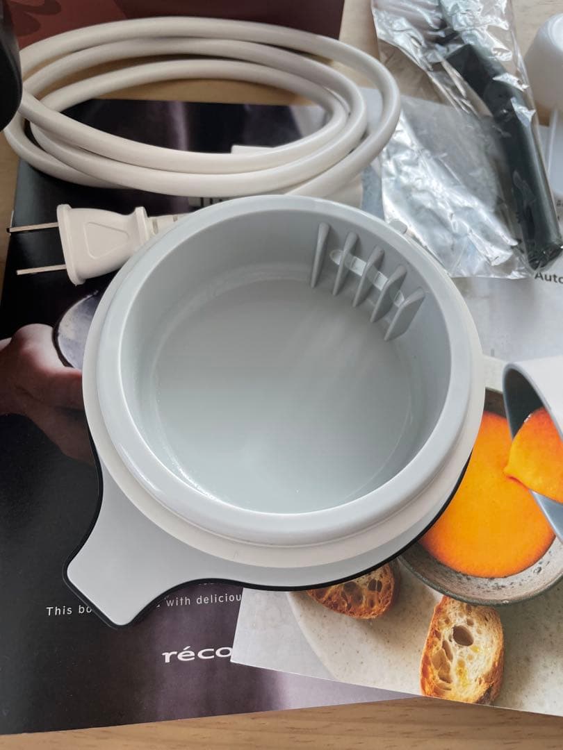 【美品】レコルト　自動調理ポット　ミキサー　RSY-2BK