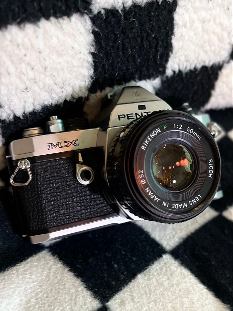 PENTAX MX シルバー レンズRIKENON P 50mm f2 オマケ付