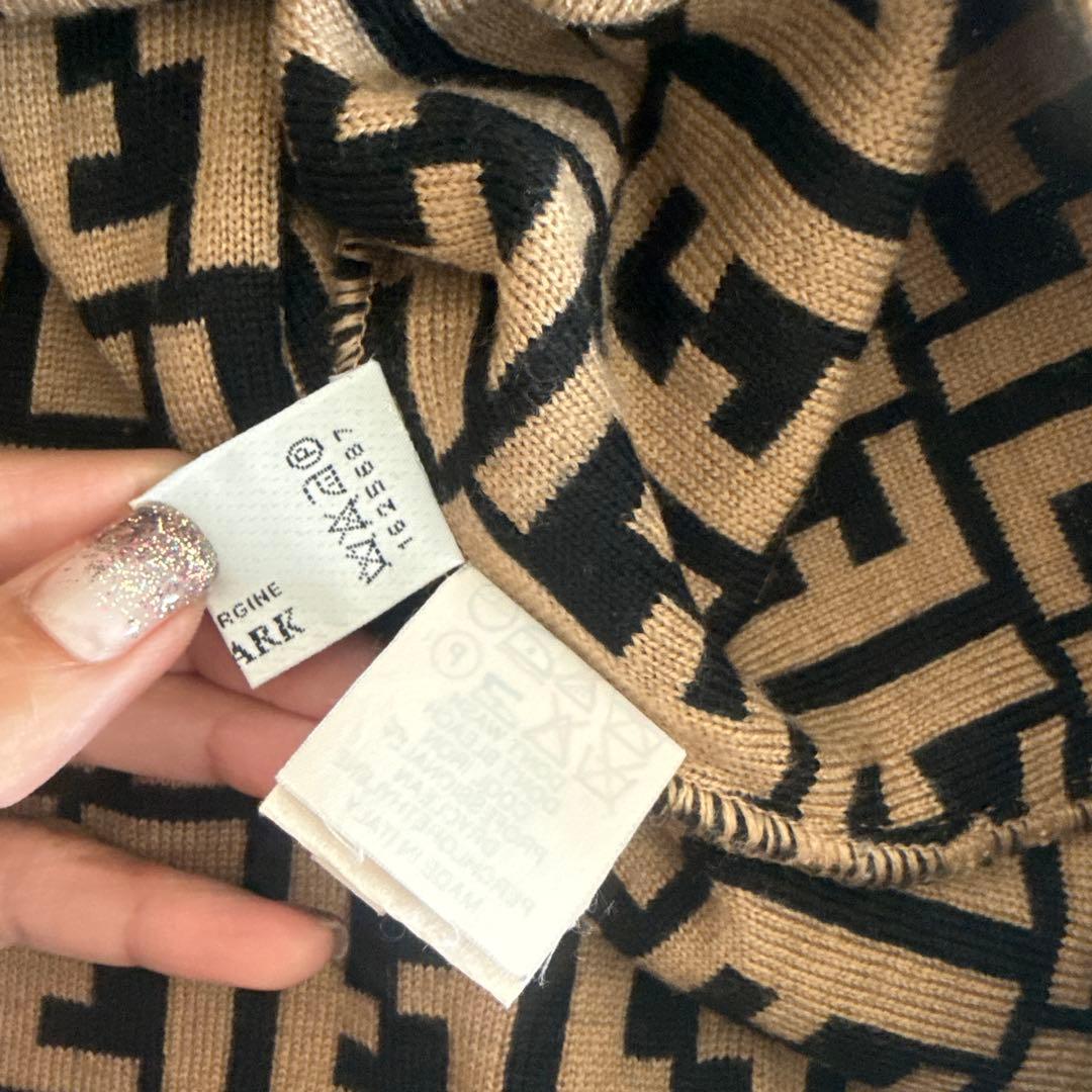Fendi ズッカ タートルネックセーター 40