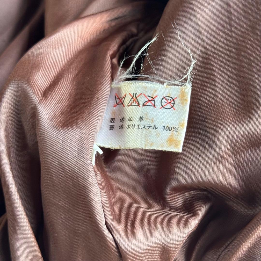 G1 type 本革 レザージャケット ビンテージ ブラウン 羊革 g-1 a2