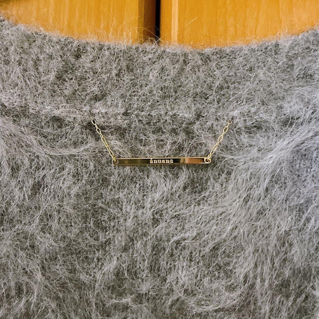 【美品】スーリーアルパカニットカーディガン グレー アニュアンス