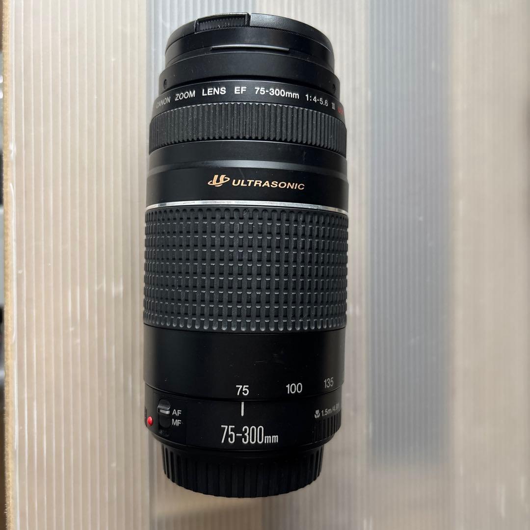 Canon EF 75-300mm f/4-5.6 III USM ズームレンズ