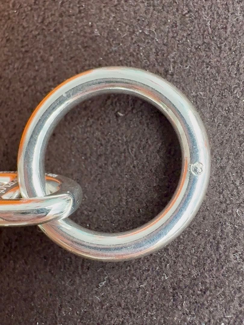 HERMES エルメスシェーヌダンクルMM18 925ブレスレット 新品 希少