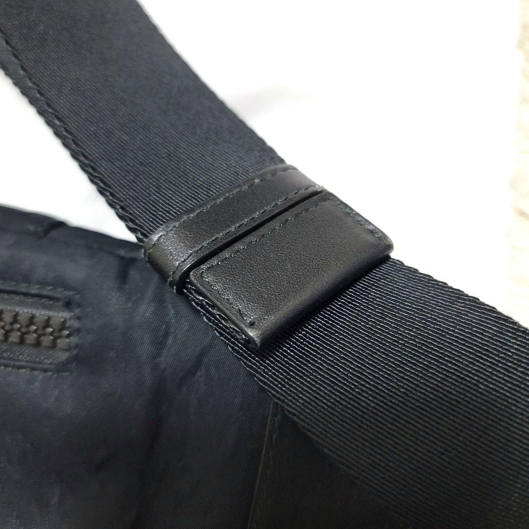 極美品 ジミーチュウ ボディバッグ 総柄 総ロゴ モノグラム ウエストポーチ 黒