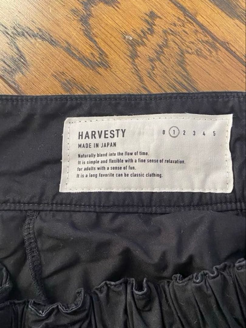 ハーベスティー　キュロット　パンツ　黒