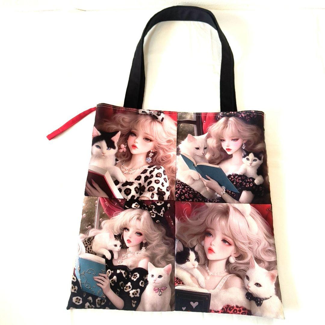 La luna様】ハンドメイドオーダー★女の子★ハンカチ&ポーチ&バッグ　7点