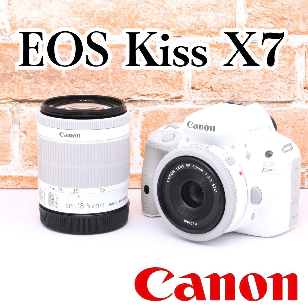 高画質×高性能❤️Canon Kiss X7❤️コスパ抜群❤️ダブルレンズセット