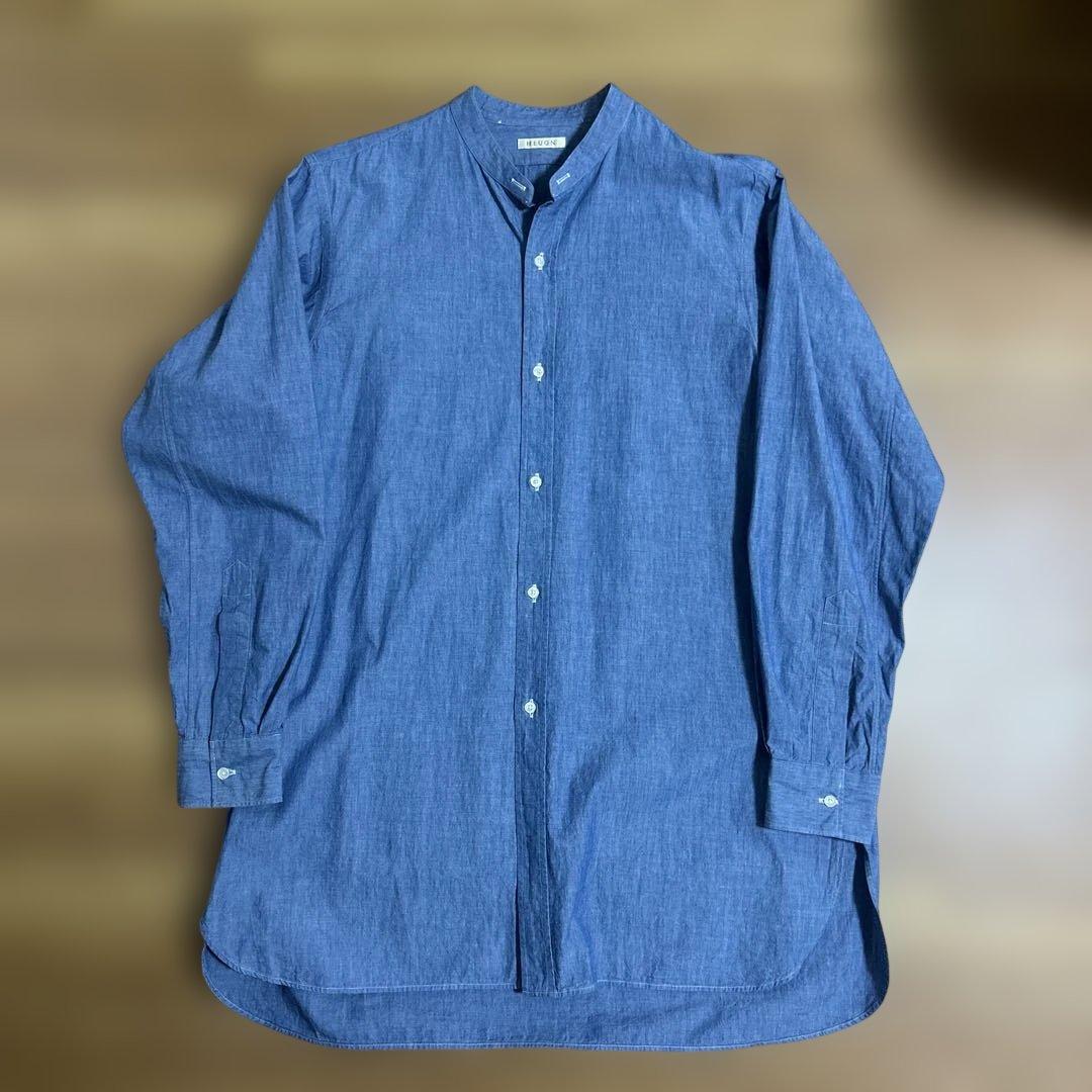 HEUGN シャンブレー長袖シャツ