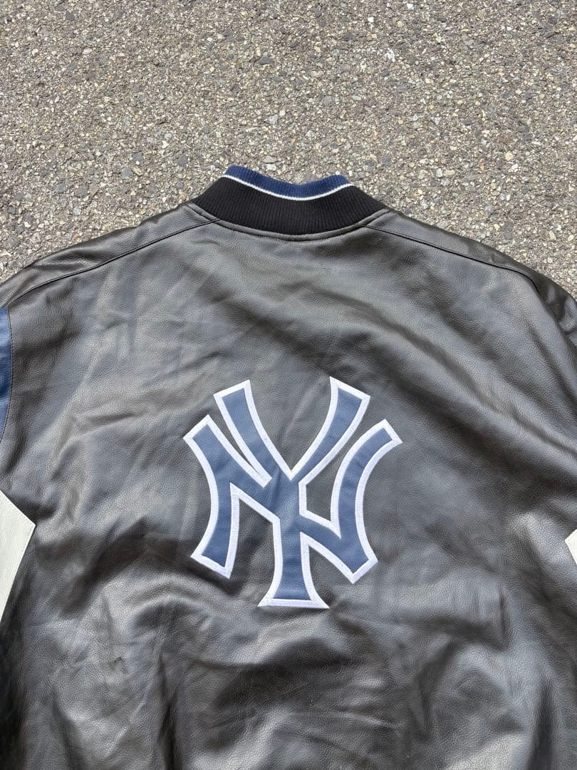 90s GENUINE MERCHANDISE レザースタジャン