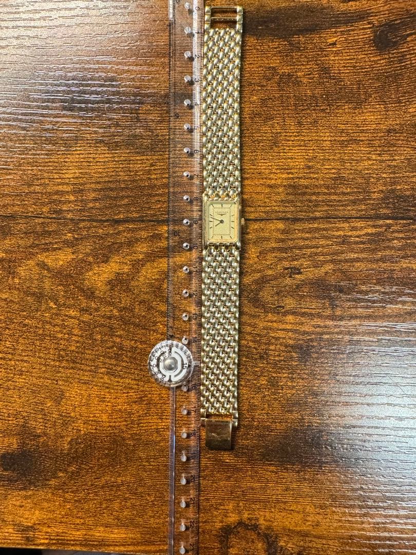 LONGINES レディース 時計 ゴールド メッシュバンド
