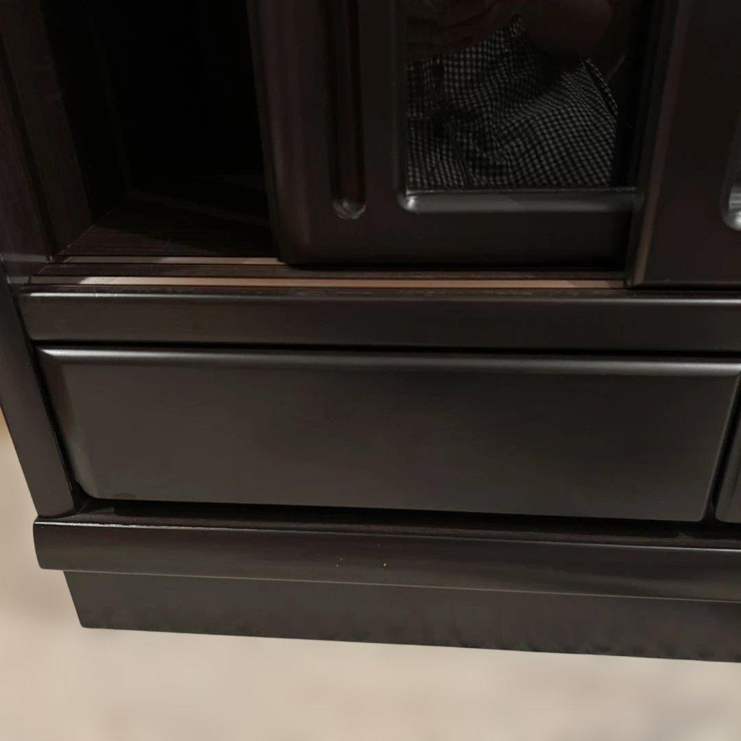 小島工芸　書棚引き戸ガラス