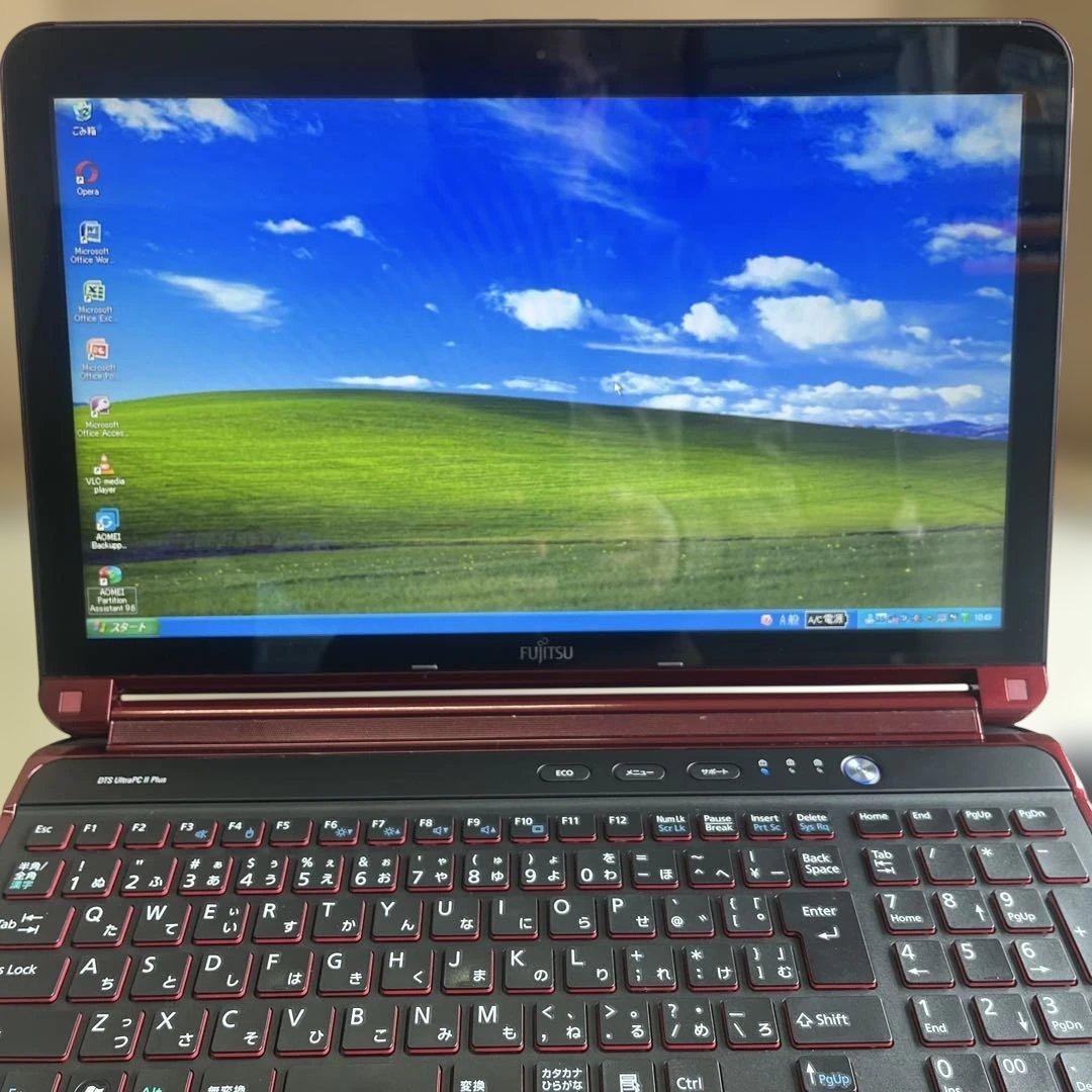 ☆格安美品☆WindowsXP☆富士通15.6インチ大画面第2世代i7ノートPC