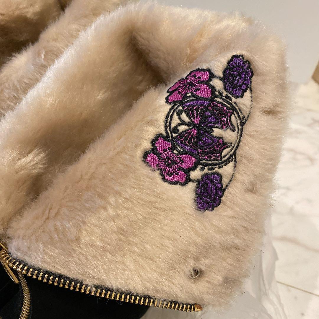 【ANNA SUI】 アナスイ未使用 ロングショート2way ブーツ23.5cm