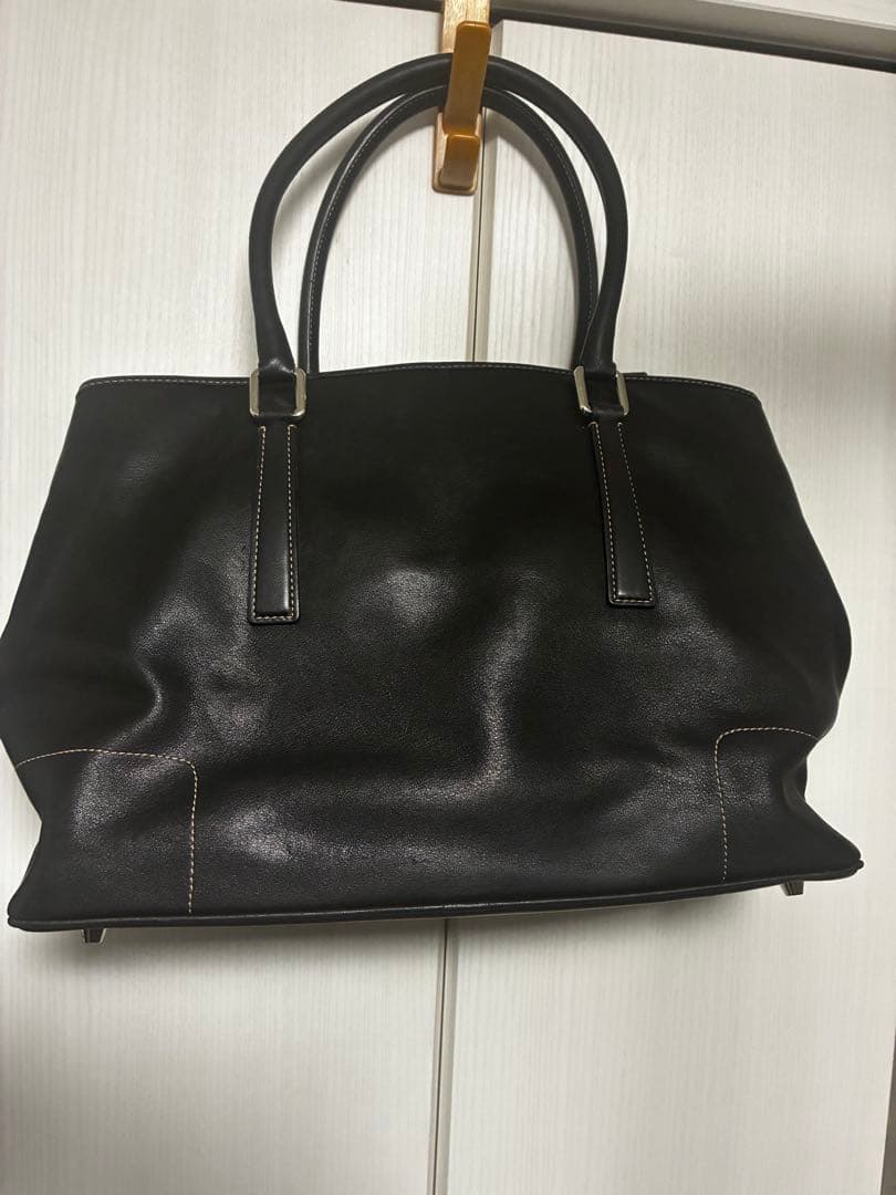 コーチ　レザートートバッグ　ビジネス　ブラック　A4　肩掛け