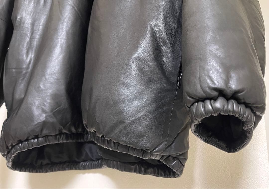 COMOLI 22AW シープスキン ハーフジップ パフジャケット タグ付き ２