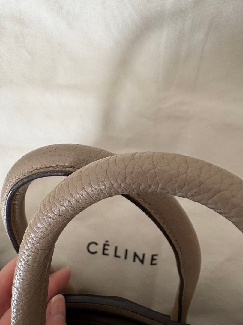 CÉLINE ラゲージマイクロショッパー　ベージュ系　【お値下げしました】