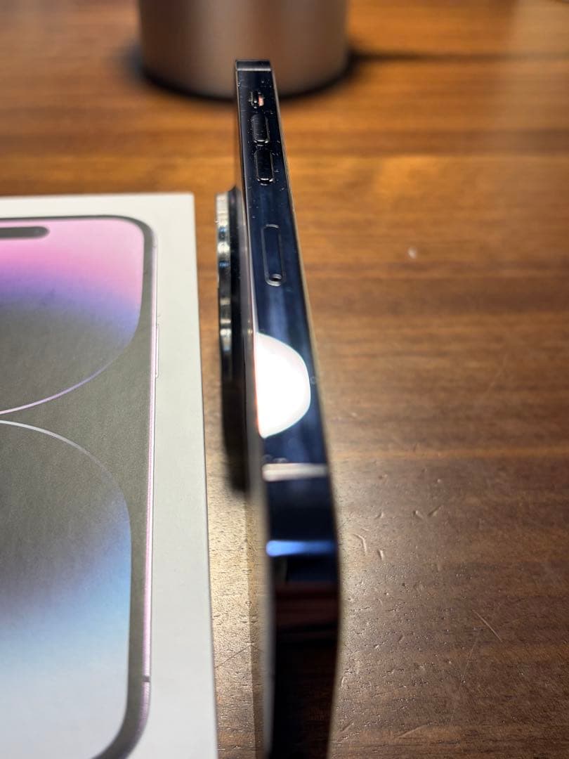 【美品】Apple iPhone 14 Pro ディープパープル