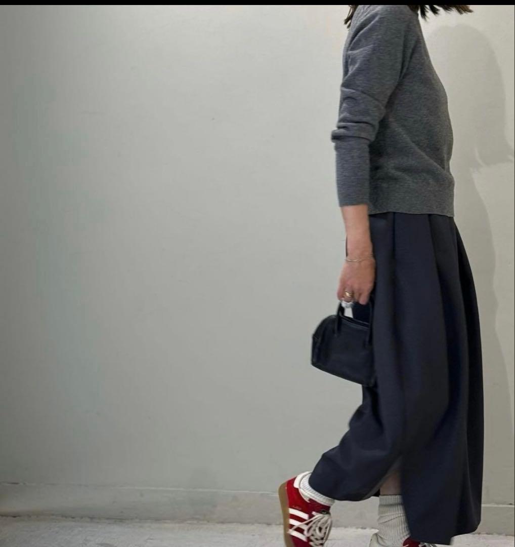 美品soyy. グルカスカート　グレー　0