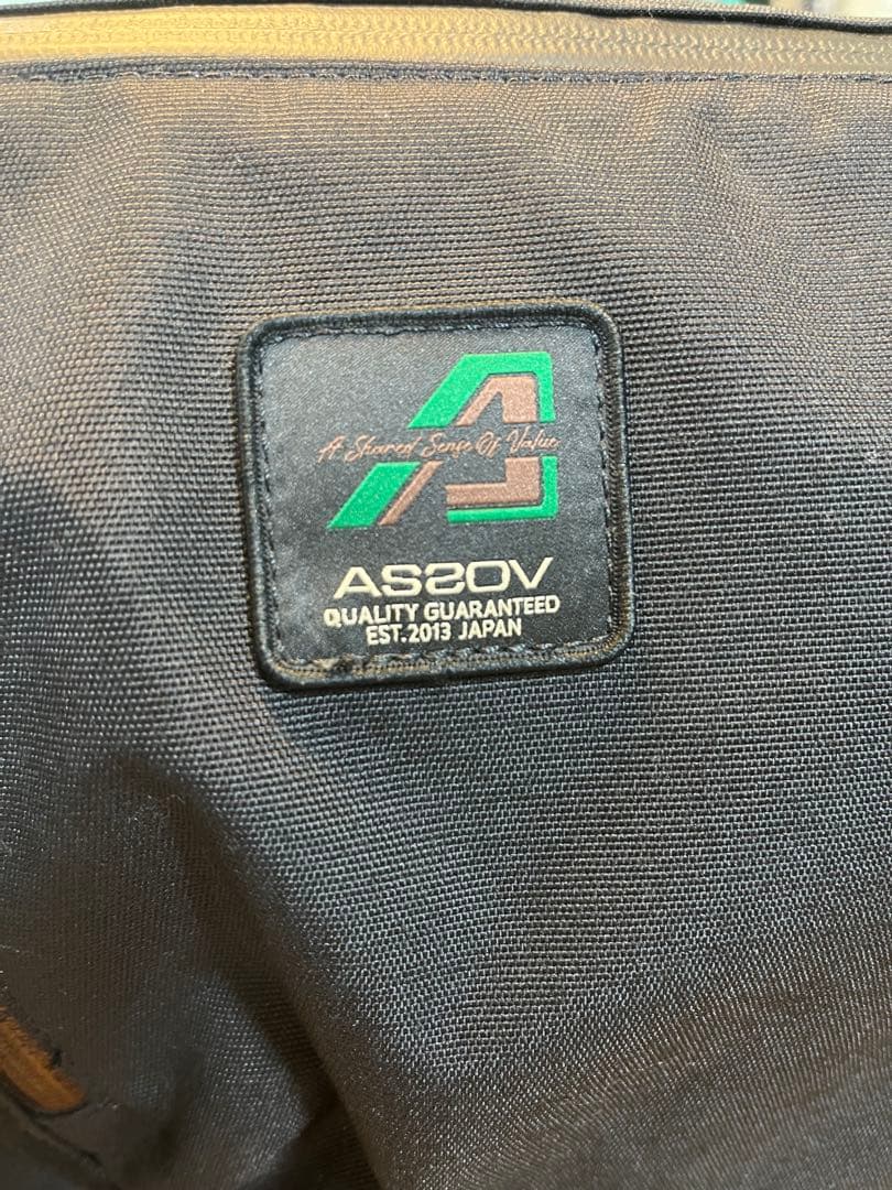 アッソブ メッセンジャーバッグ B4 30L 耐水 軽量 日本製 AS2OV
