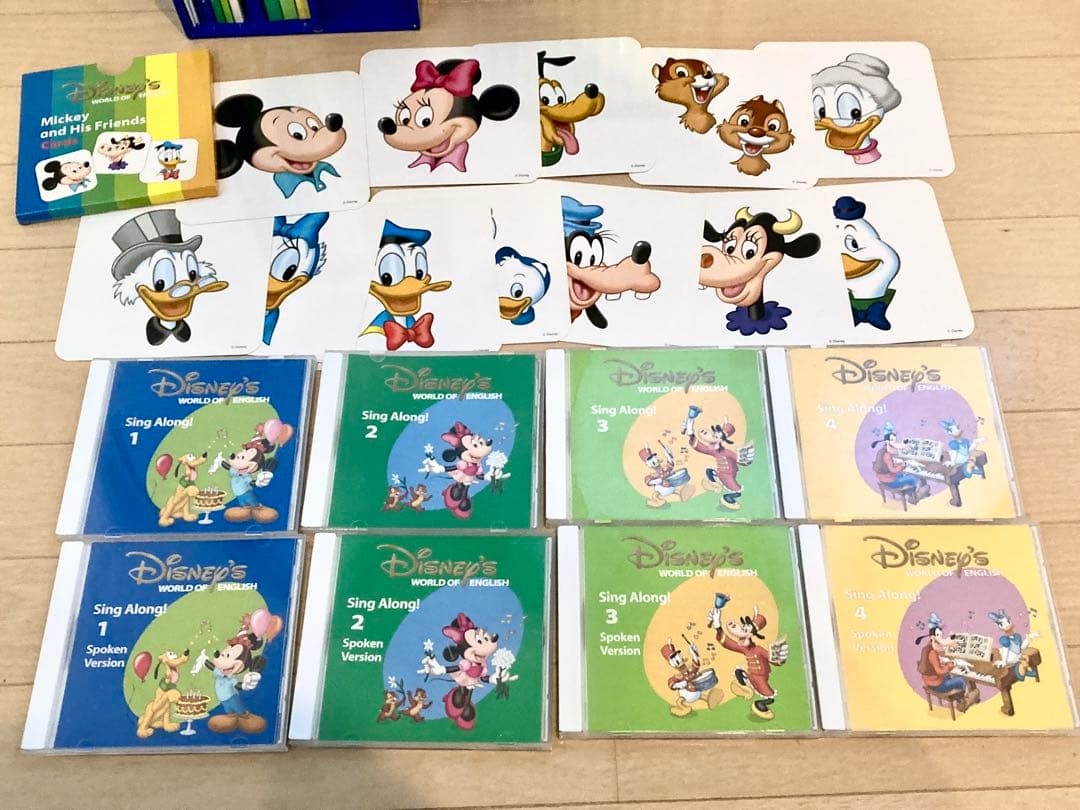 ディズニー　英語システム　シングアロング　DVD CD セット