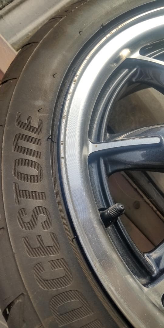 p*l様 ポテンザRE04アドレナリンとアルトターボＲＳ純正ＥＮＫＥＩ製ホイール