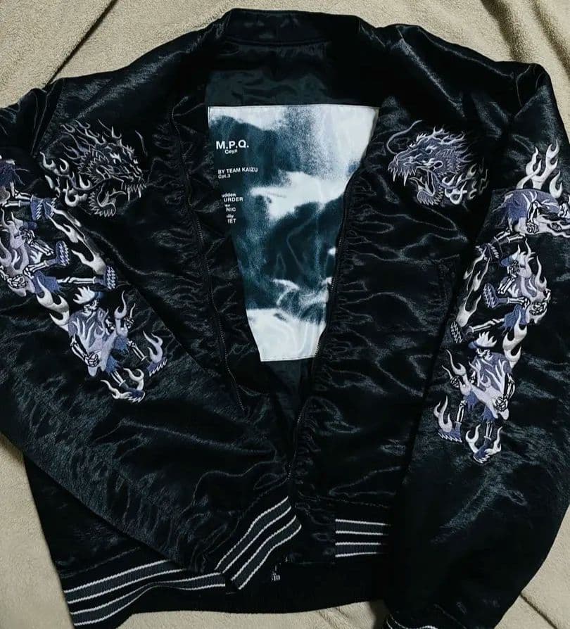 MPO 日本 限定 スカジャン unisex サテン vintage