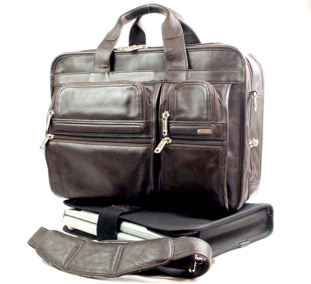 TUMI 96141BN4（廃番G4.4）レザーPCブリーフ 【稀少・ブラウン】