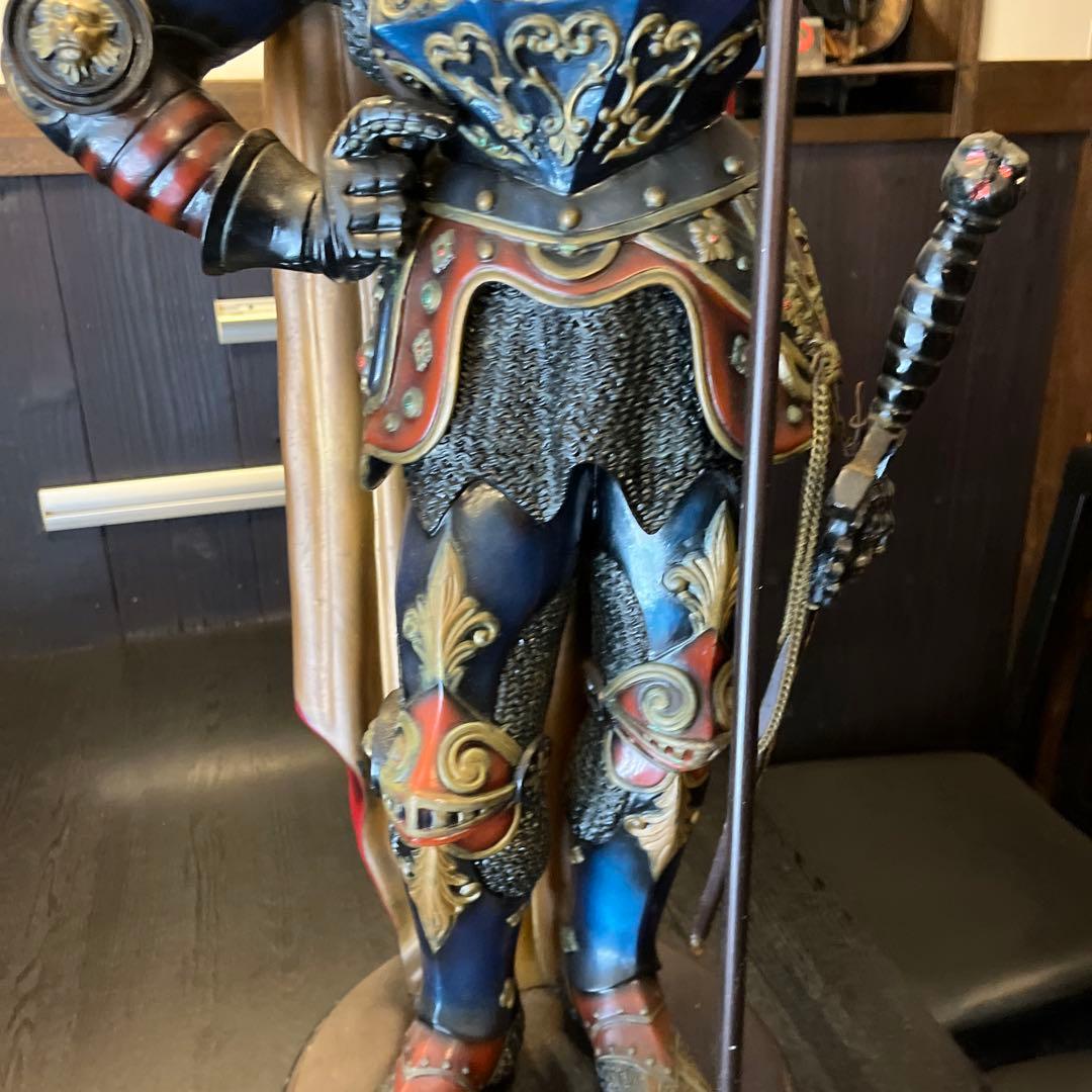超特大騎士　アンティーク　置物