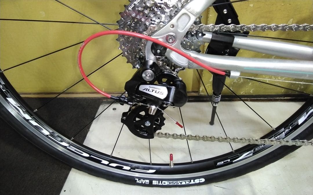 福岡市引取限定/Bianch ROMAⅡ 165cm～24段変速 前後タイヤ新品