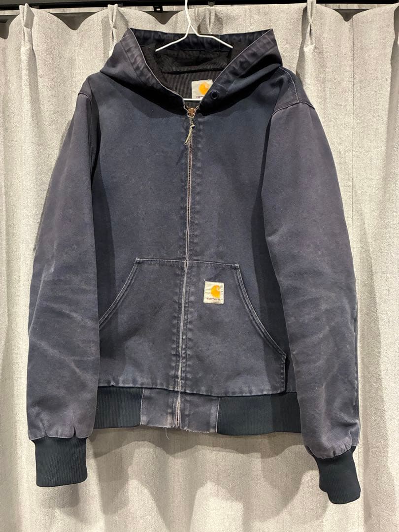 【大人気】Carhartt アクティブジャケット ネイビー ダック地