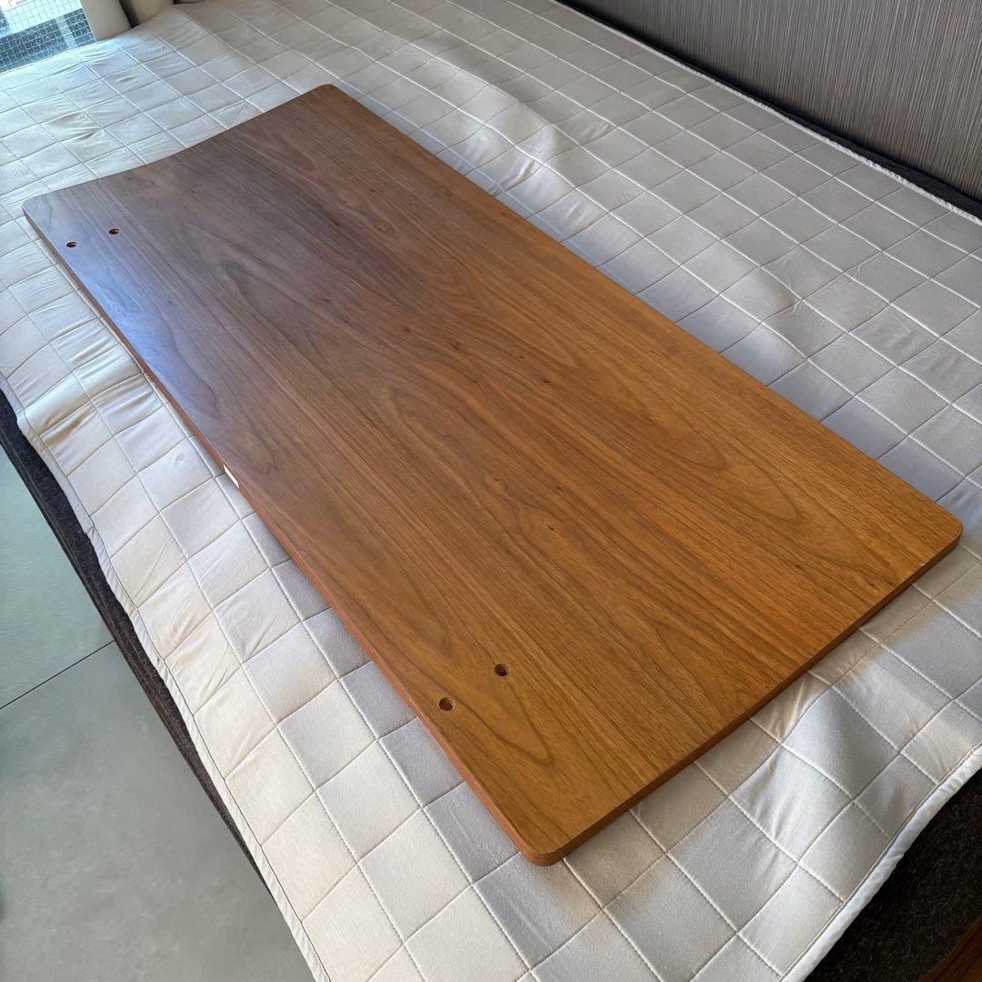 【無印良品】ベッドフレーム用ヘッドボード・セミダブル・ウォールナット材 旧型