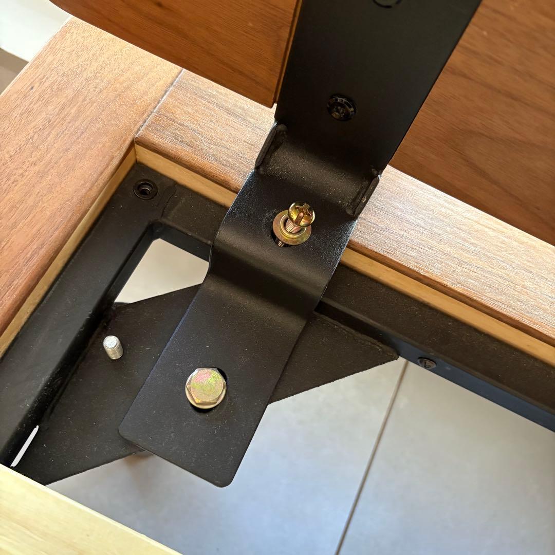 【無印良品】ベッドフレーム用ヘッドボード・セミダブル・ウォールナット材 旧型