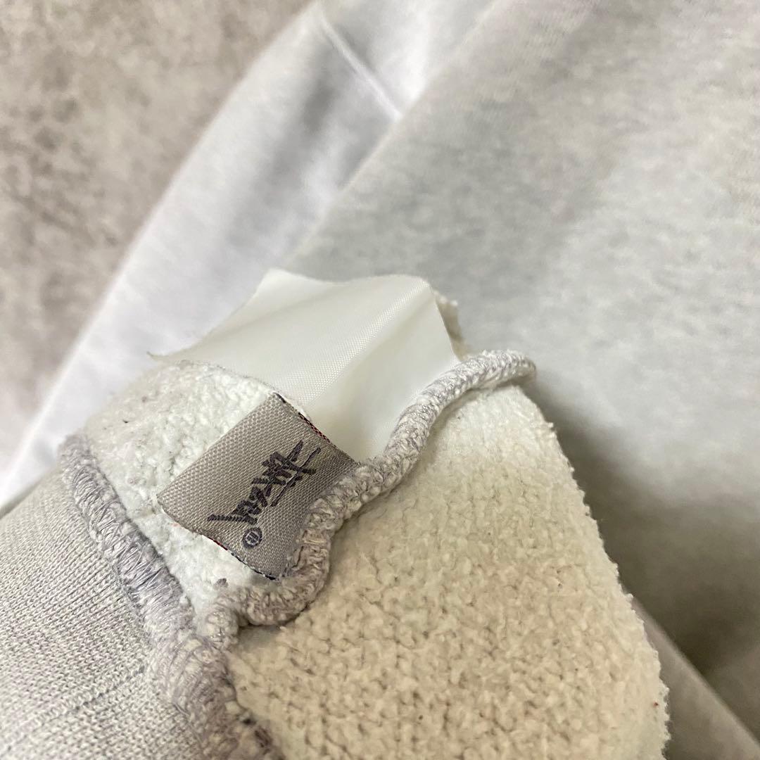 Old Stussy 紺タグ ラスタ調プリント スウェット L グレー 90S