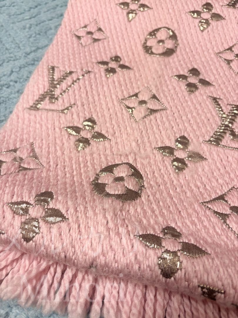 【正規品】LOUIS VUITTON ロゴマニア シャイン マフラー