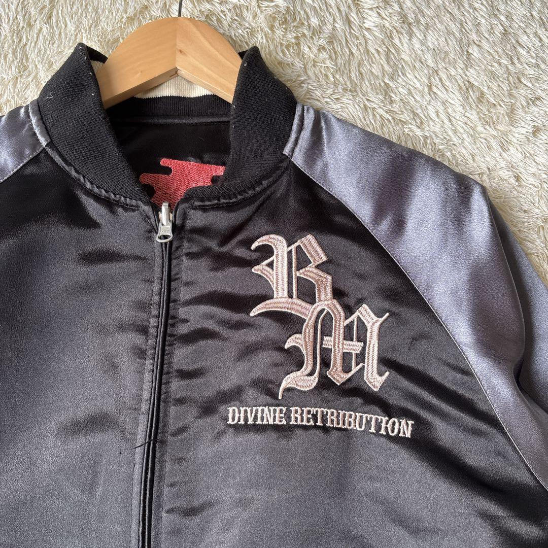 【超人気◎】抜刀娘　スカジャン　リバーシブル　桜　和柄　刺繍　美品　完売モデル