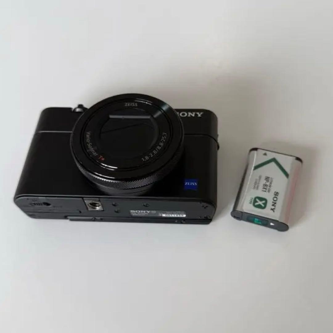 SONY 高級コンデジ DSC-RX100M5 純正ケース 予備バッテリー付