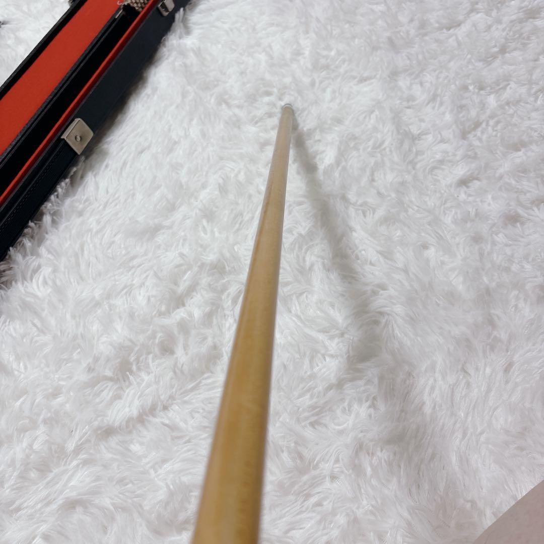 ヴィンテージ品 石垣キュー 2ピース ビリヤードキュー 革巻き/ハードケース付