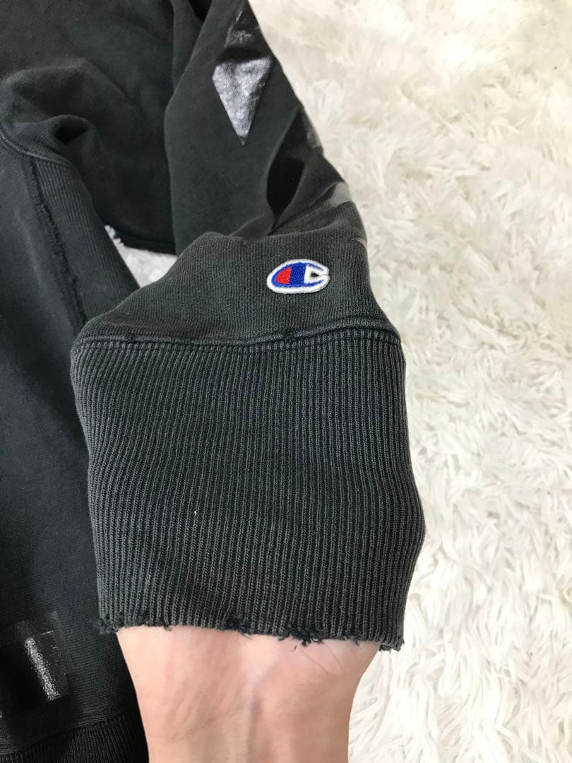 【値下げ対応可能‼️】Off-White × champion パーカー 黒