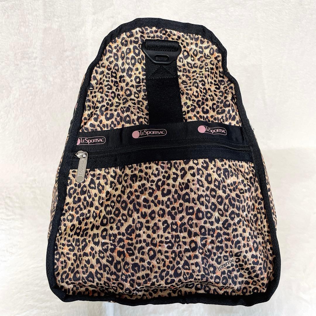 激レア♪ レスポートサック Ｘガール ボストンバッグ レオパード ラージ ポーチ