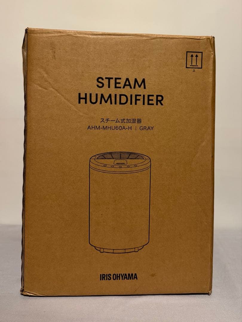 IRIS OHYAMA 加湿器 AHM-MHU60A-Hグレー 2025年製