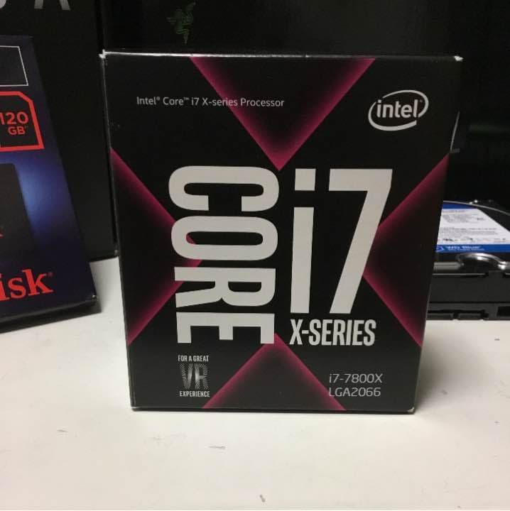 CPU Intel core i7-7800x